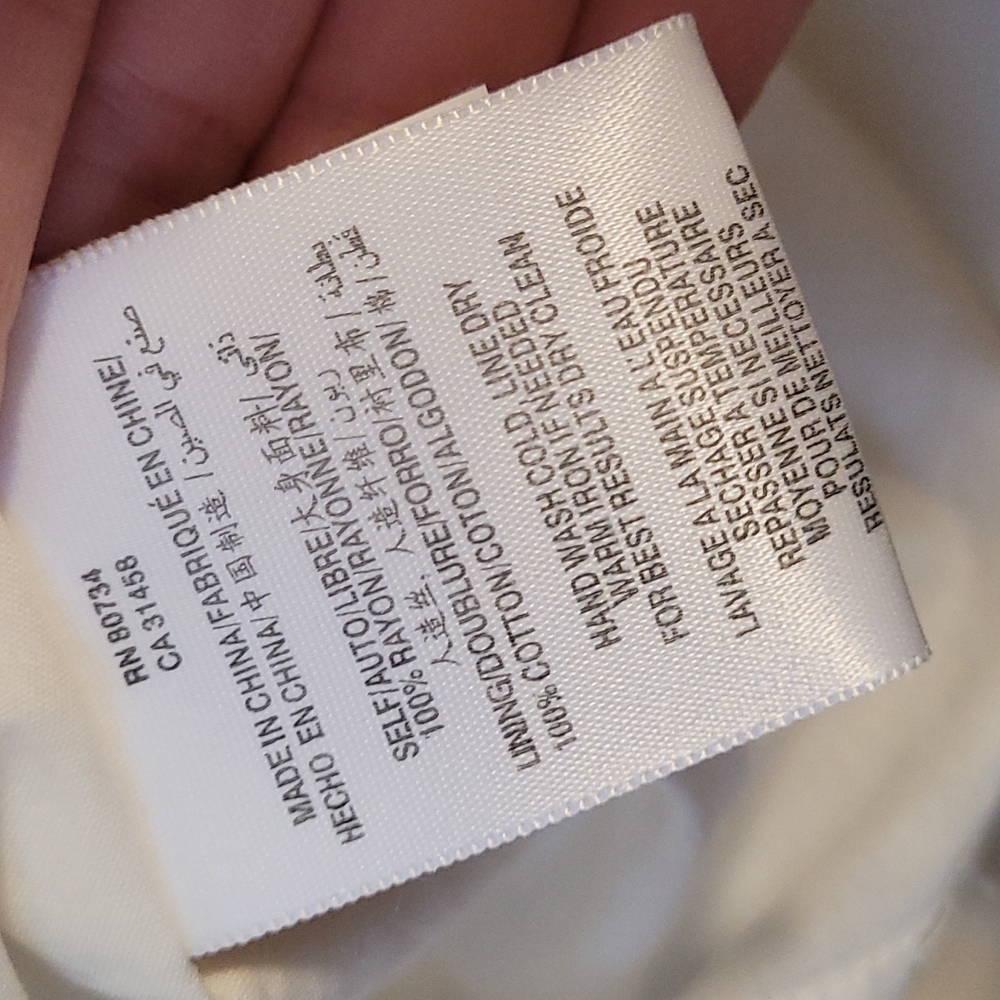 BCBGeneration White Draped Pleated Mini Dress - Picture 11 of 12